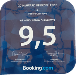 Logo punteggio Agriturismo Podere Casenove su Booking